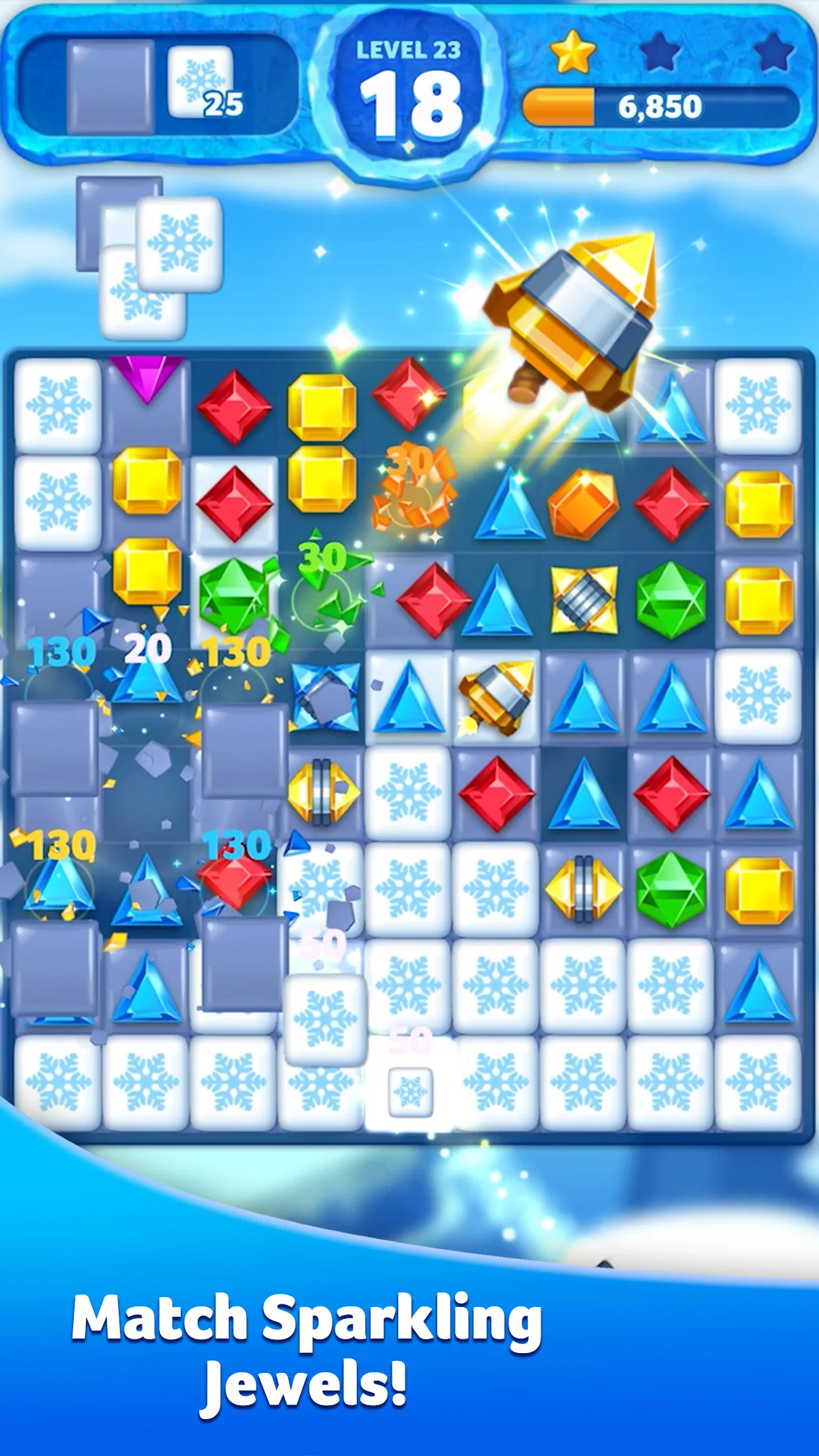 Jewel Ice Mania:Match 3 Puzzle | Indus Appstore | Screenshot