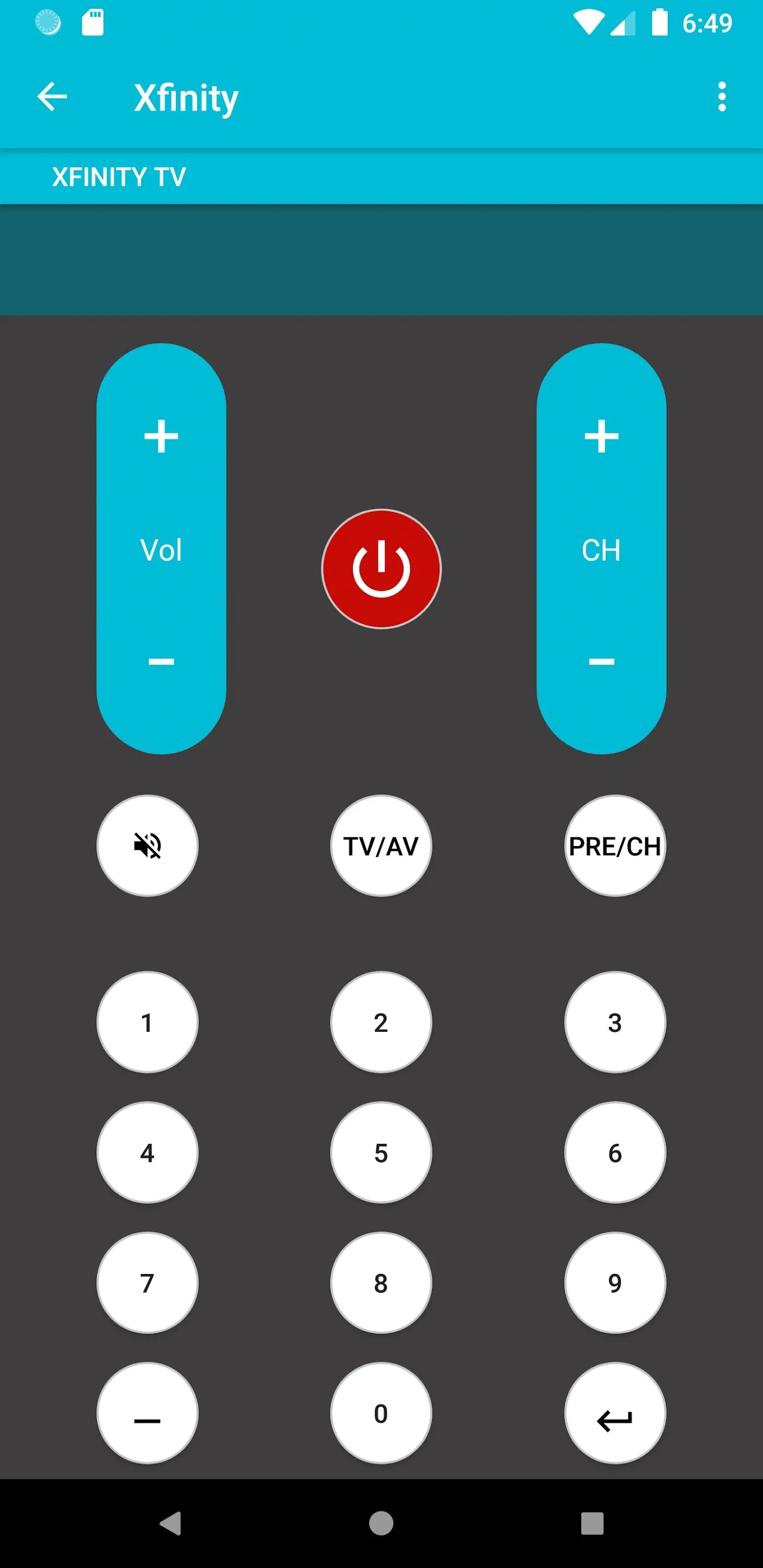 Xfinity TV Remote | Indus Appstore | Screenshot