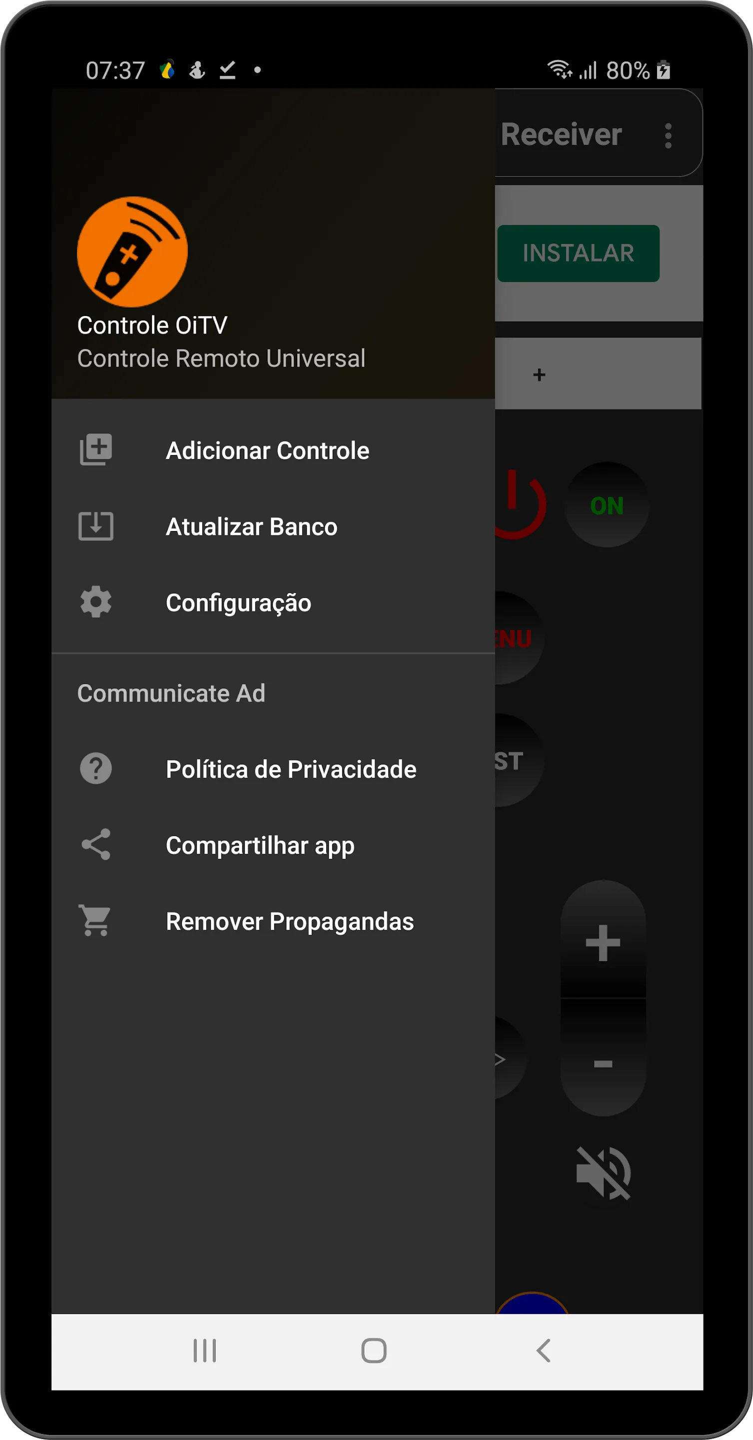 Simples Controle Remoto Oi TV | Indus Appstore | Screenshot