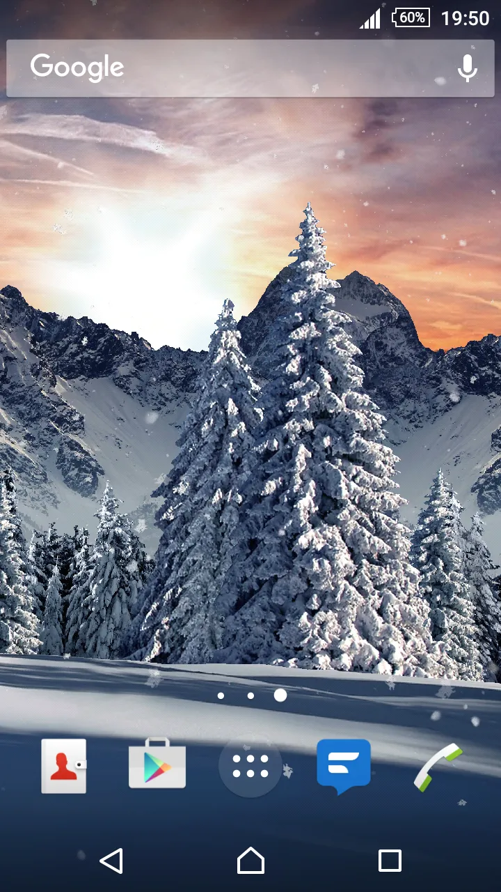 Christmas Snow Live Wallpaper | Indus Appstore | Screenshot