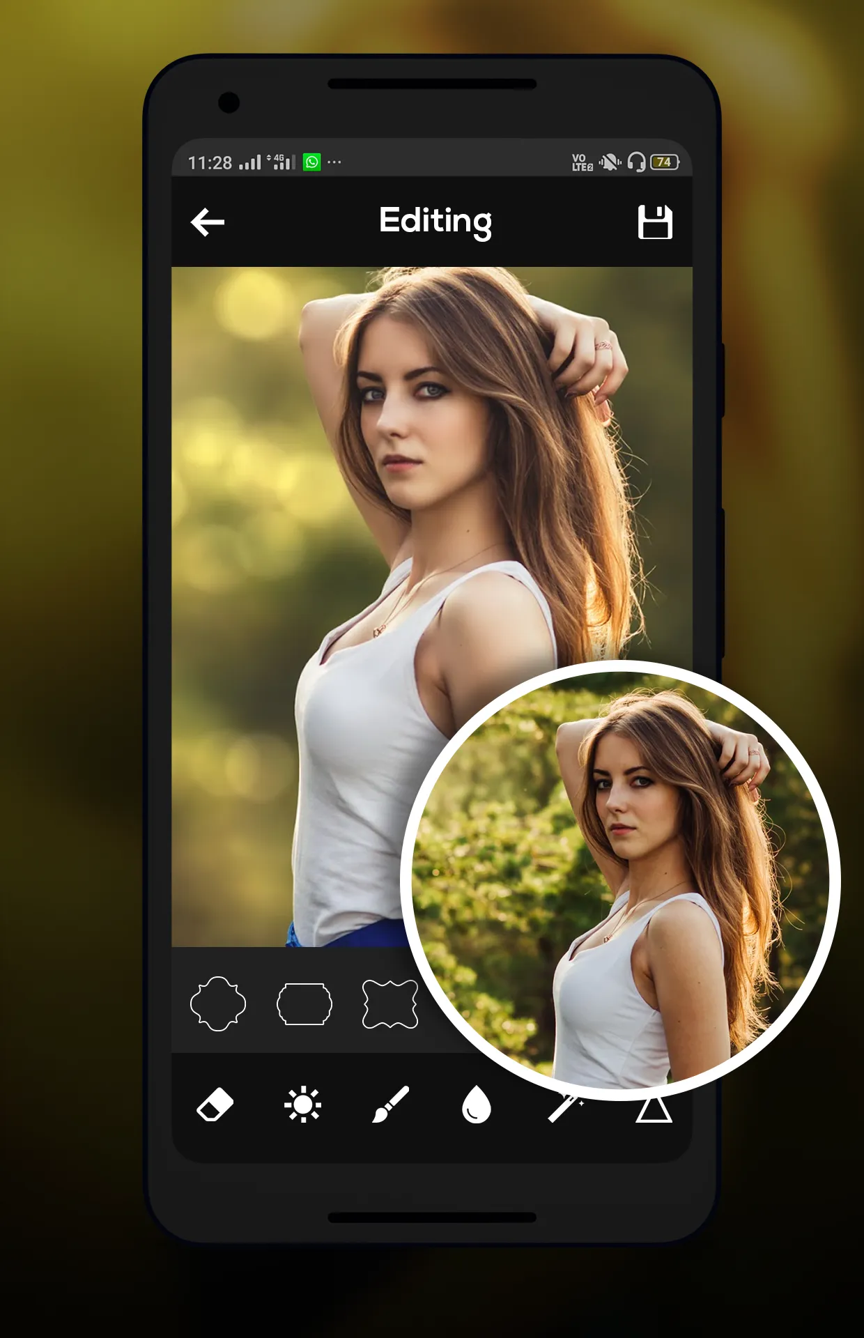 Focos - DSLR Auto Blur Effect | Indus Appstore | Screenshot