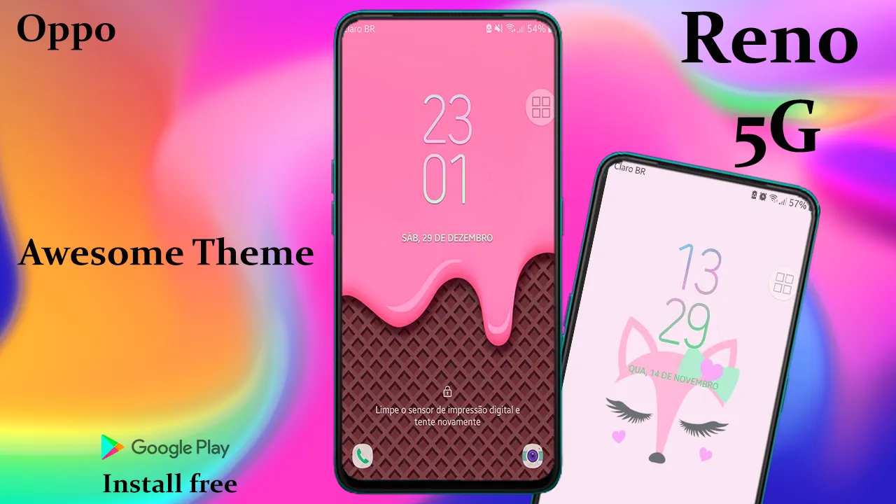 Theme for Oppo Reno 5G: launch | Indus Appstore | Screenshot