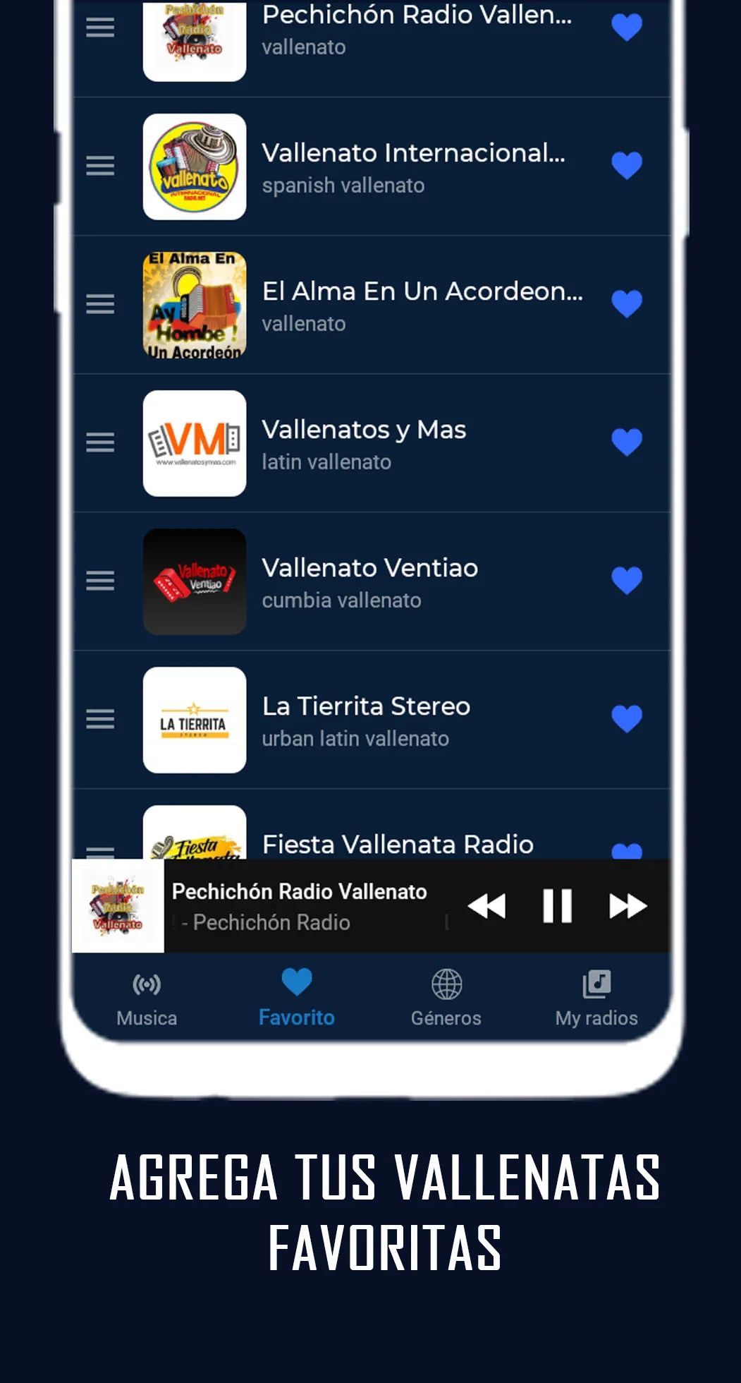 Canciones Vallenatas | Indus Appstore | Screenshot