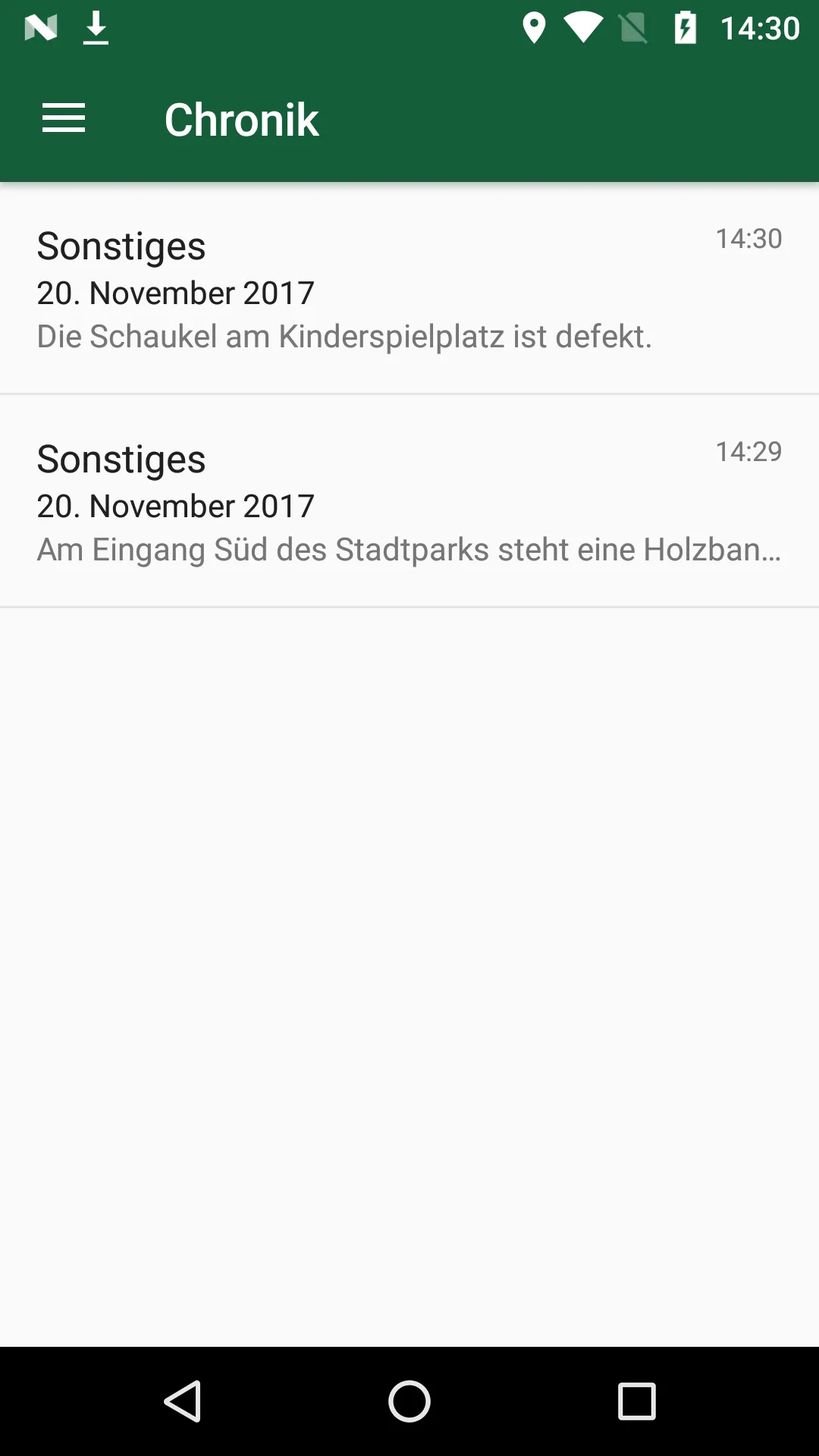 Melde-App Stadt Salzgitter | Indus Appstore | Screenshot