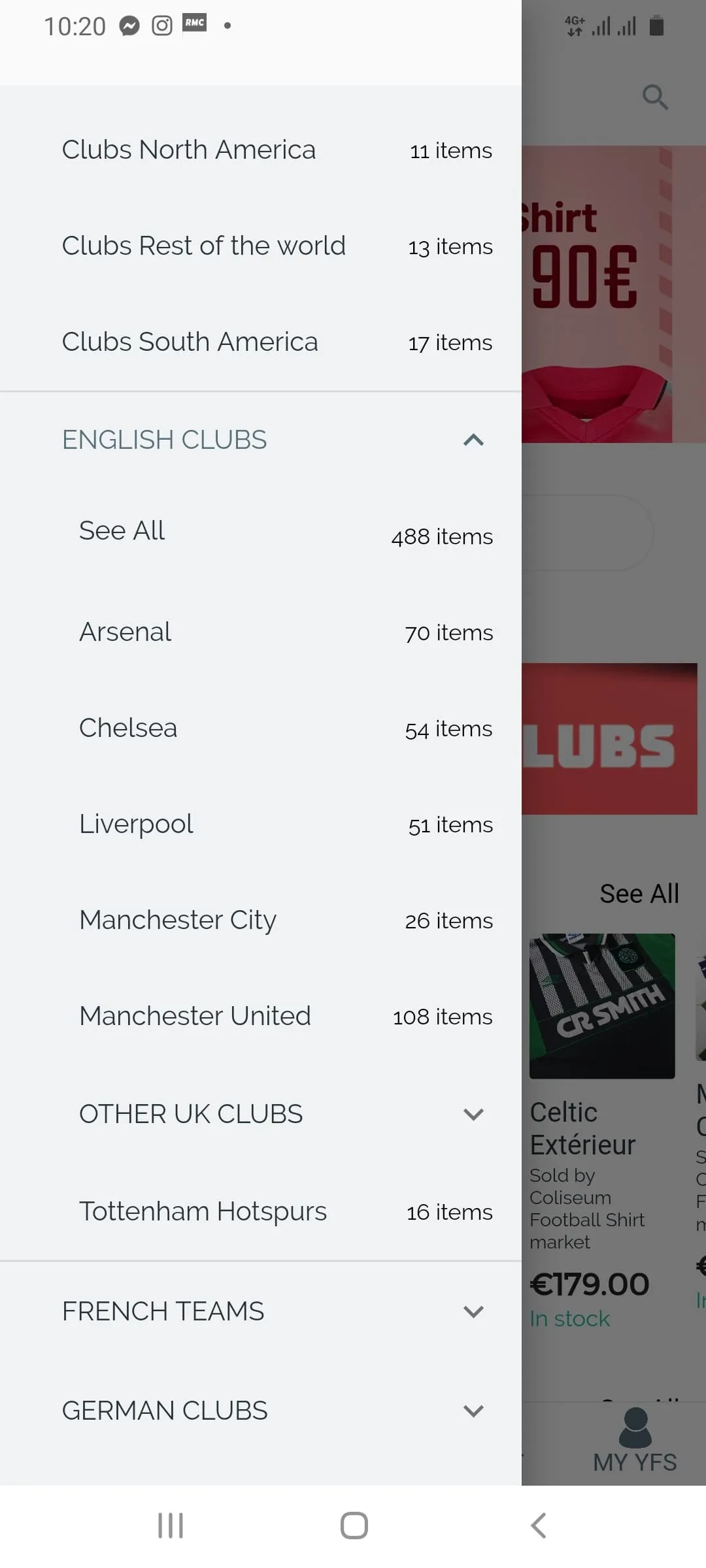 Your Football Shirt | Indus Appstore | Screenshot