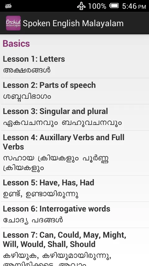 Spoken English Malayalam | Indus Appstore | Screenshot