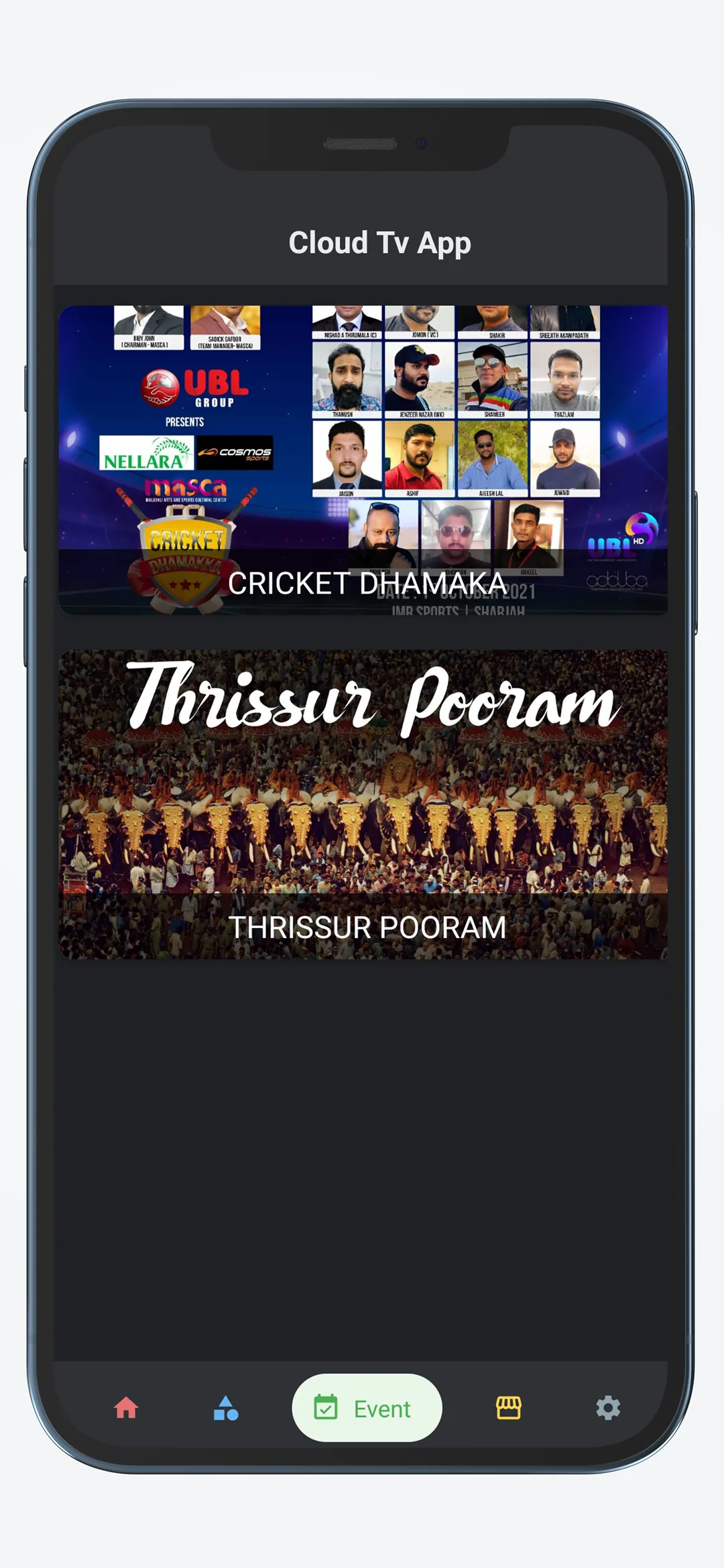 Cloud tv app | Indus Appstore | Screenshot