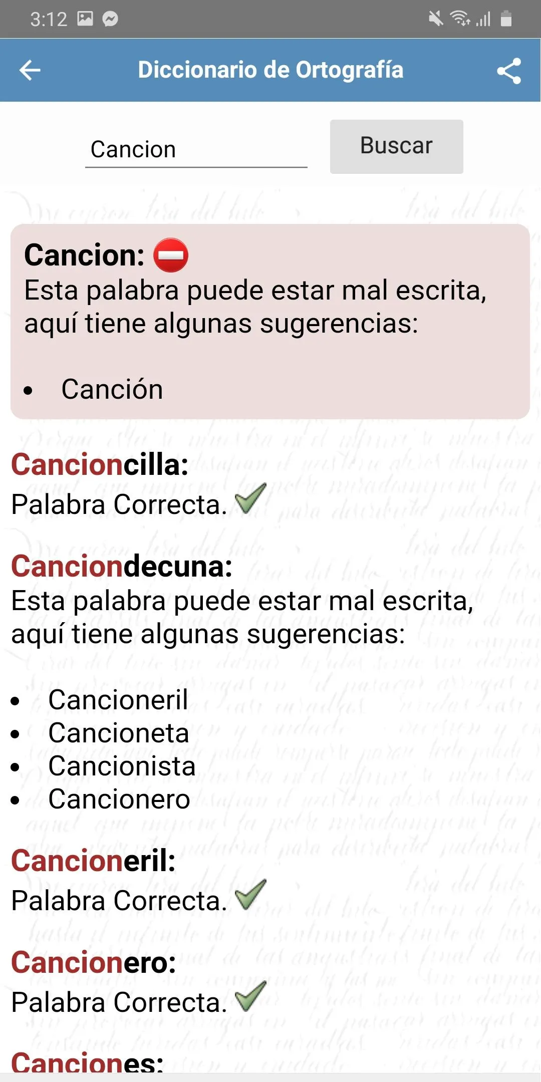 Diccionario de Ortografía Espa | Indus Appstore | Screenshot