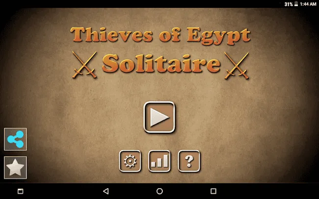 Thieves of Egypt Solitaire | Indus Appstore | Screenshot