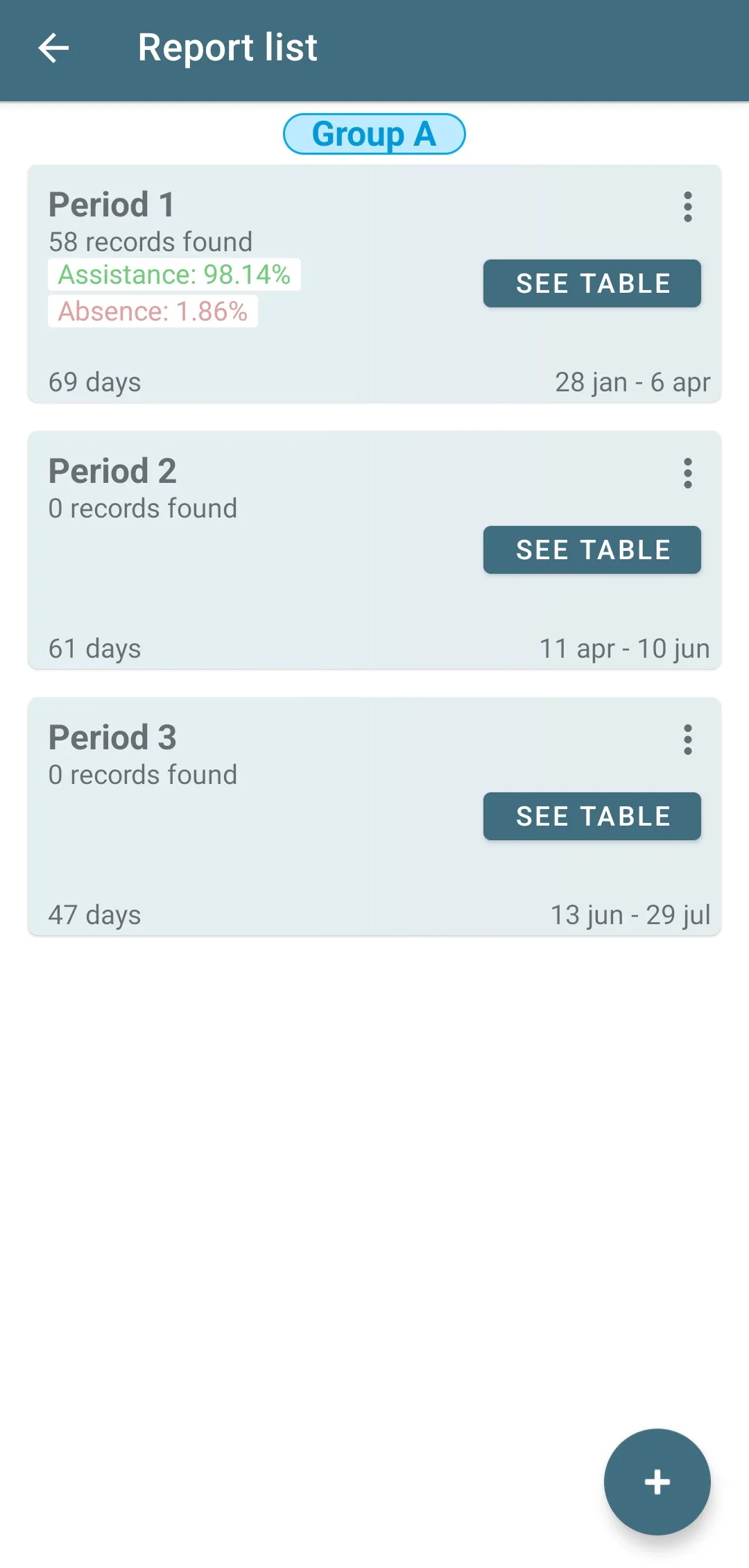 Attendance register | Indus Appstore | Screenshot