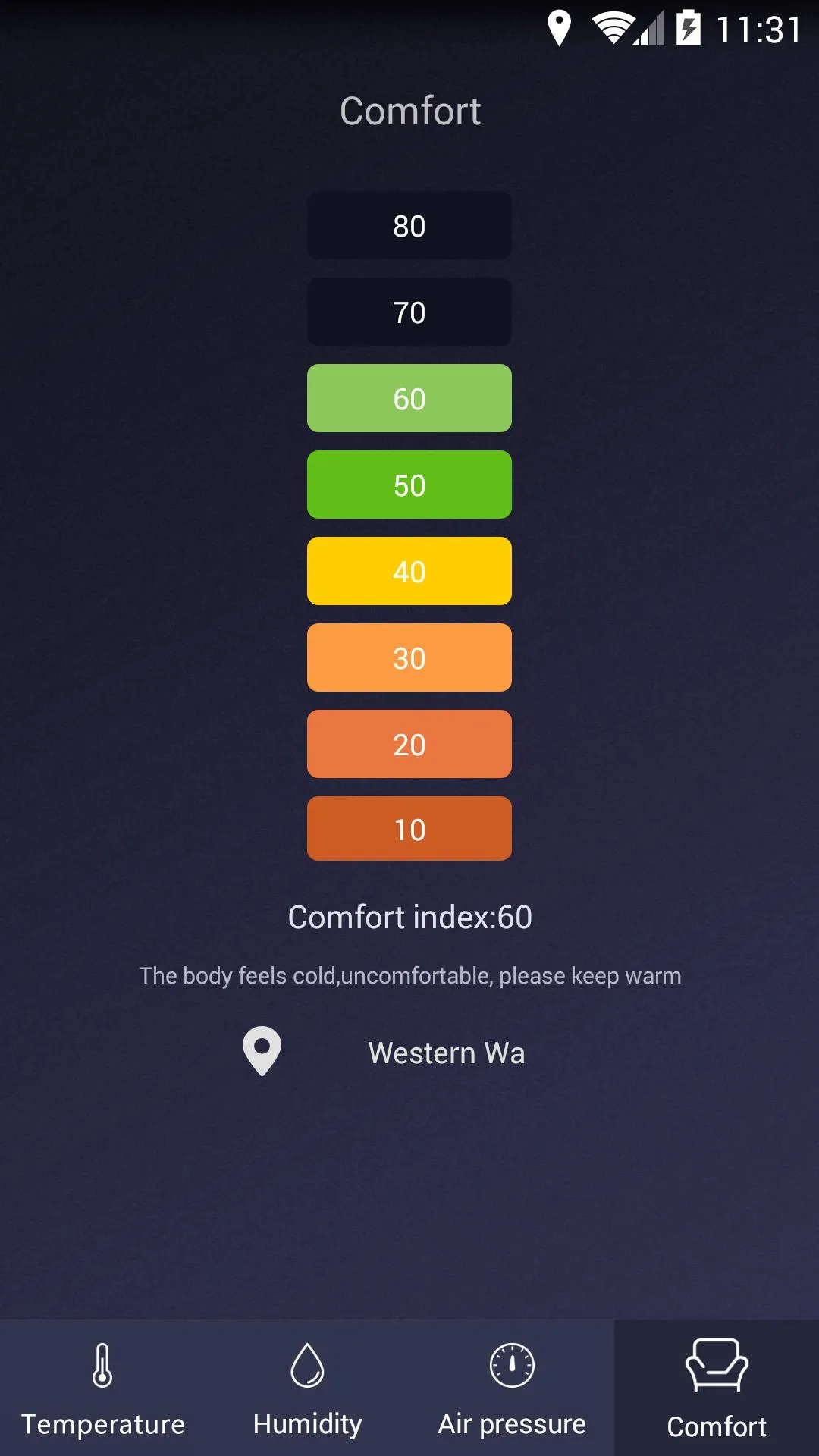 Thermometer - Hygrometer | Indus Appstore | Screenshot