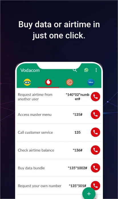 USSDSA -vodacom, MTN, Cell C, | Indus Appstore | Screenshot