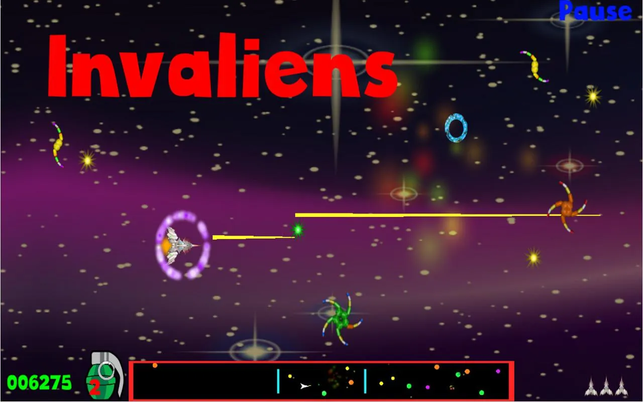 Invaliens, Galaxy Defender. | Indus Appstore | Screenshot