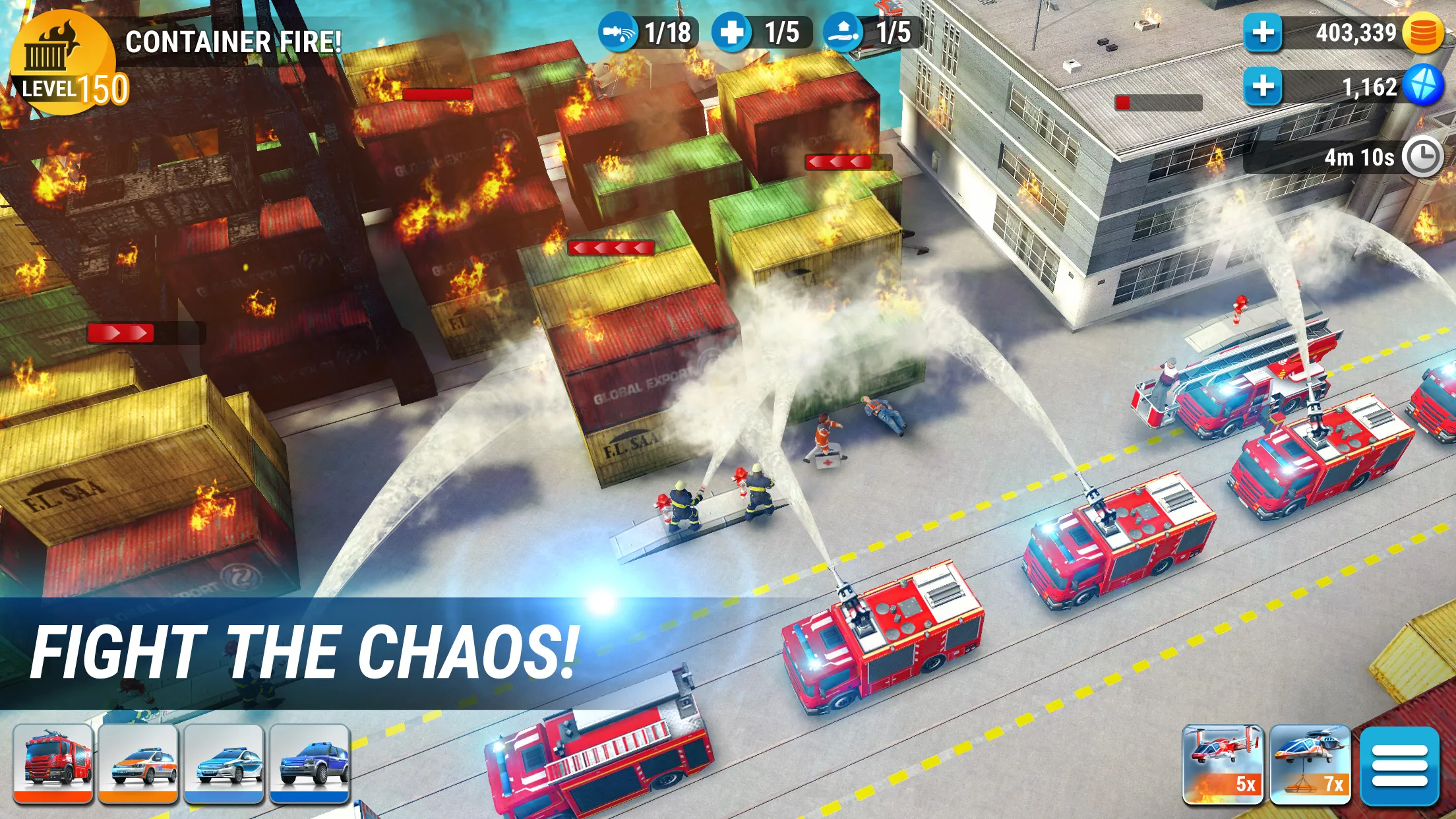 EMERGENCY HQ: firefighter game | Indus Appstore | Screenshot