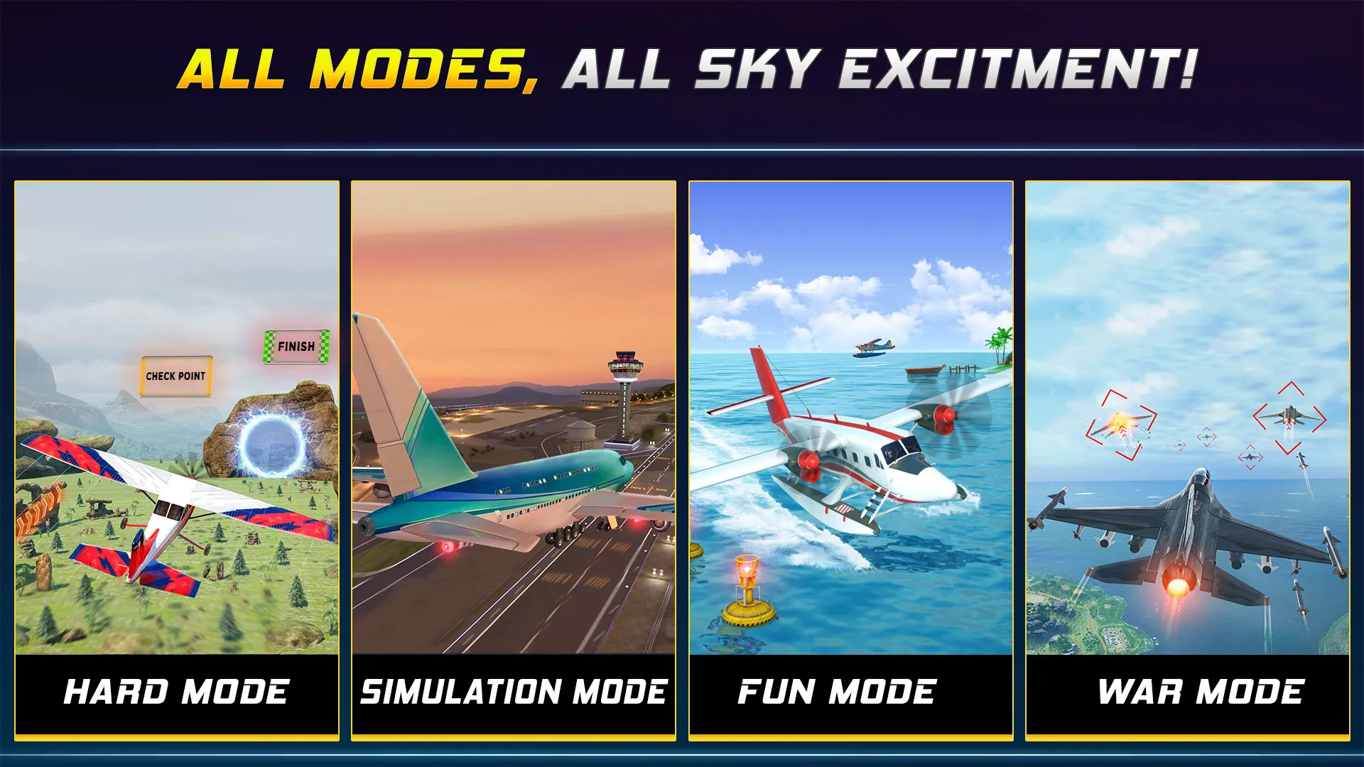 Airplane Game 3D: Flight Pilot | Indus Appstore | Screenshot