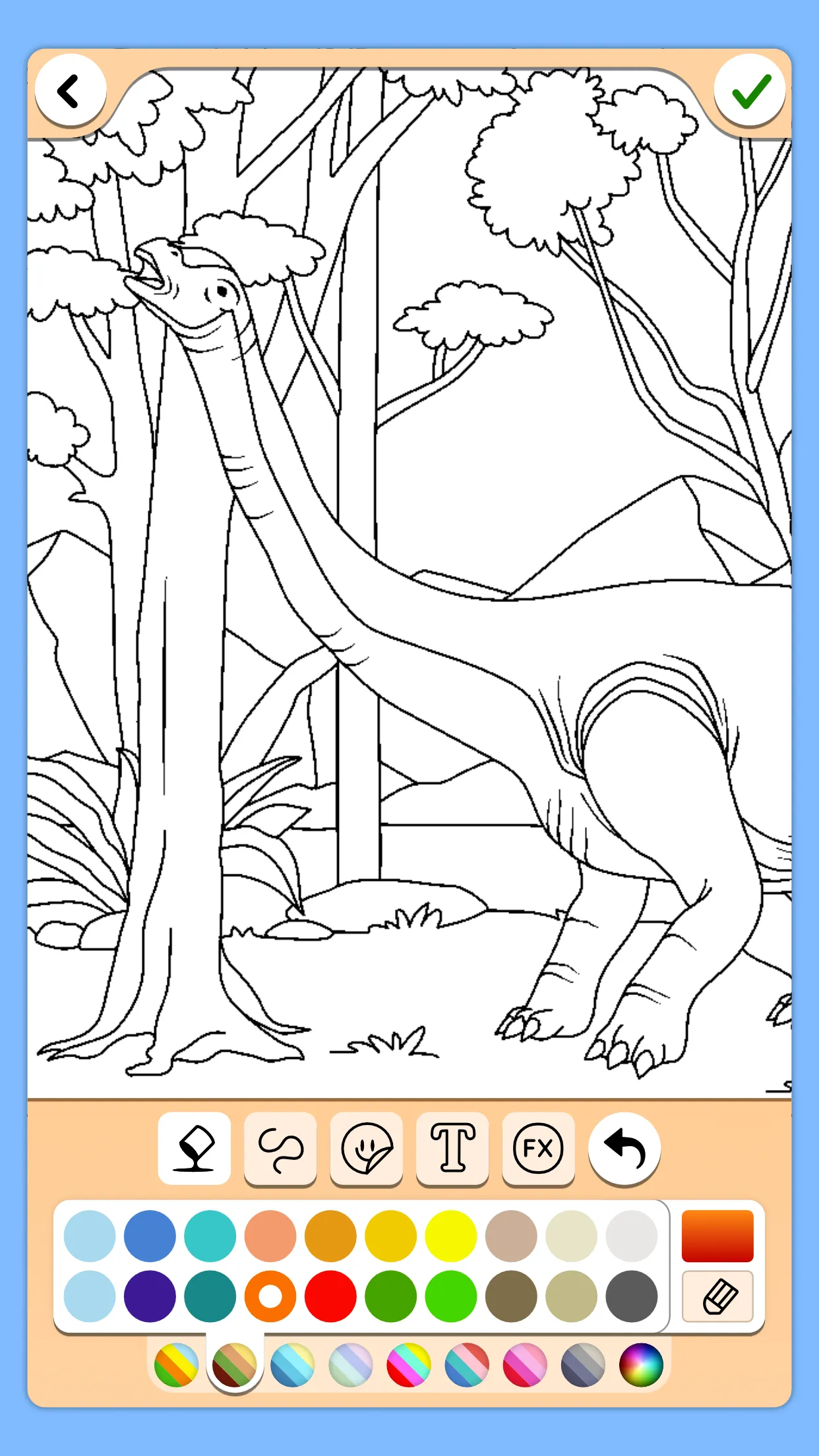 Dino Coloring Game | Indus Appstore | Screenshot