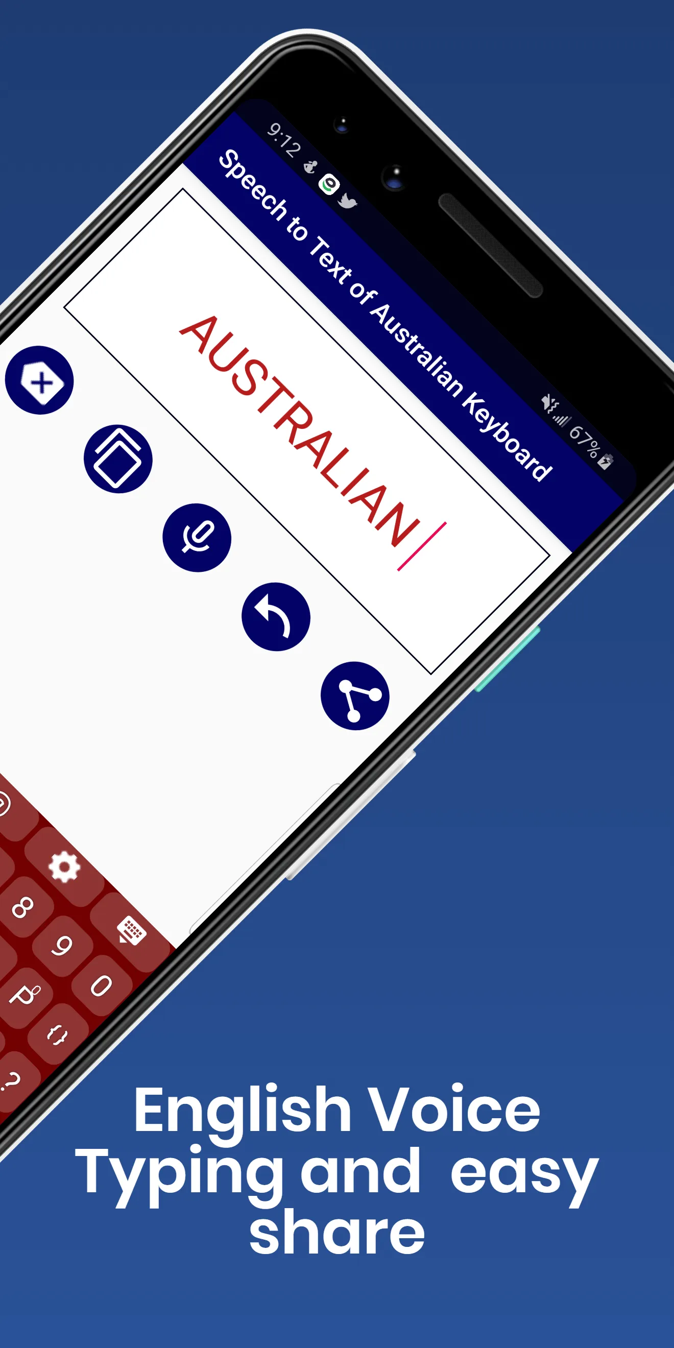 Australian Keyboard by Infra | Indus Appstore | Screenshot