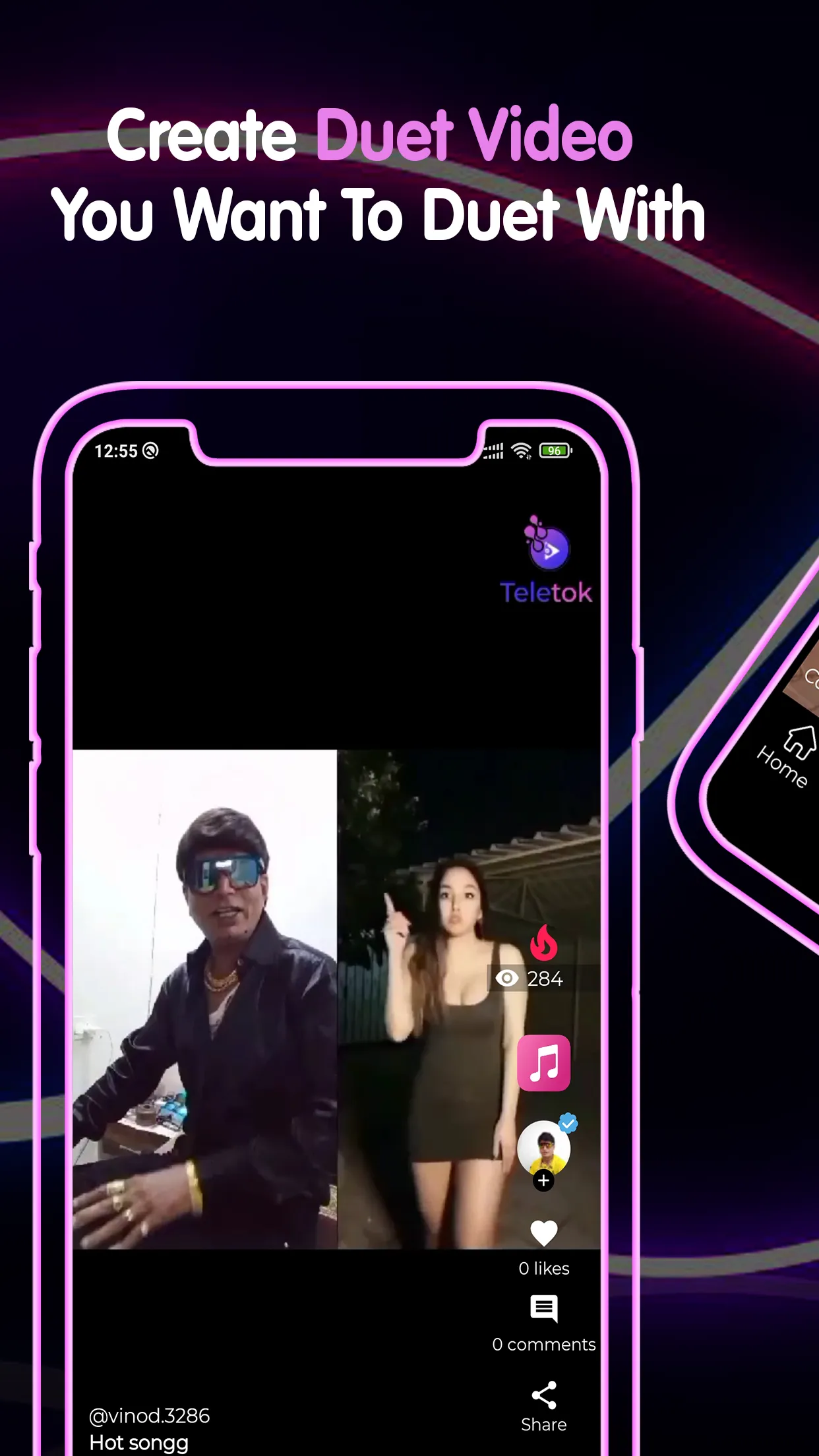 Teletok - Share your video wit | Indus Appstore | Screenshot