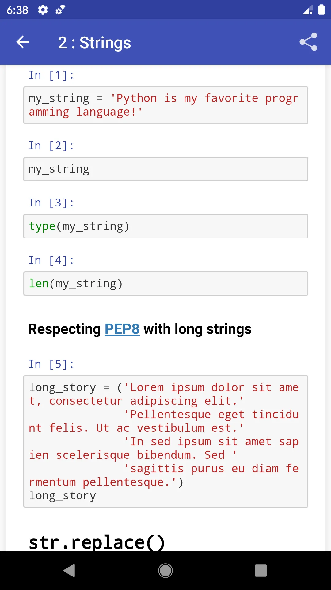 Learn Python 3.7 Programming | Indus Appstore | Screenshot