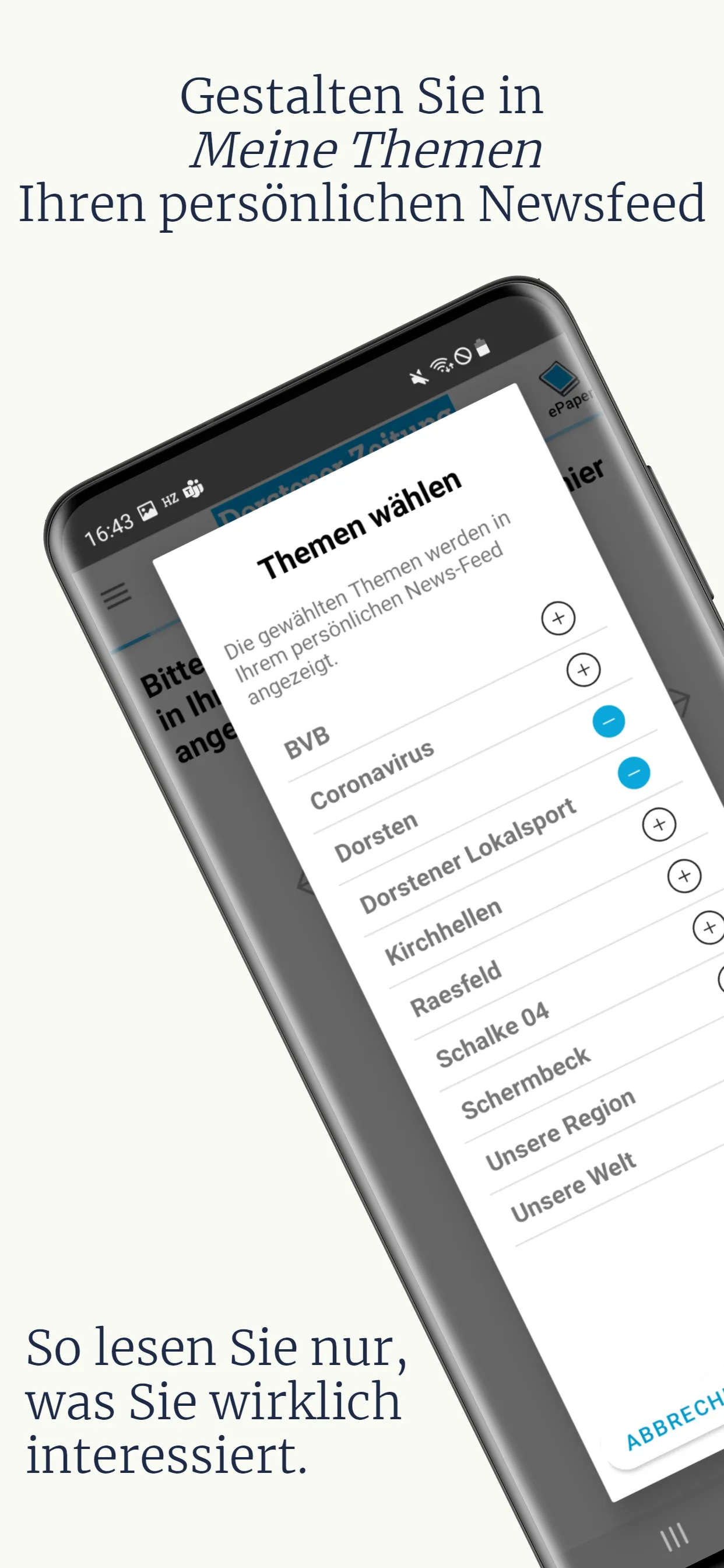 Dorstener Zeitung | Indus Appstore | Screenshot