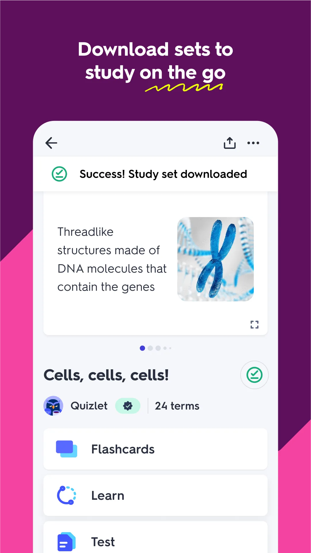 Quizlet: Study & Exam Prep | Indus Appstore | Screenshot