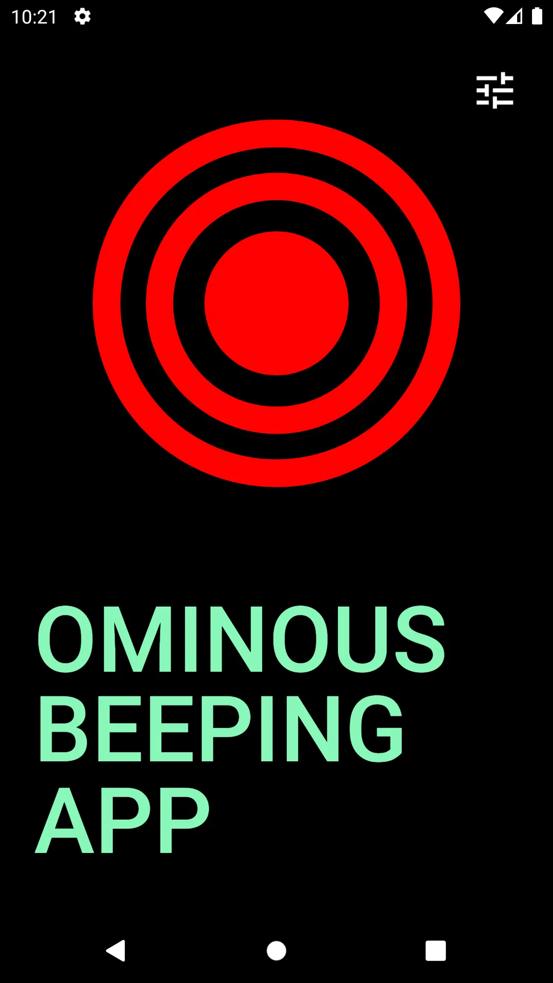 Ominous Beeping App | Indus Appstore | Screenshot