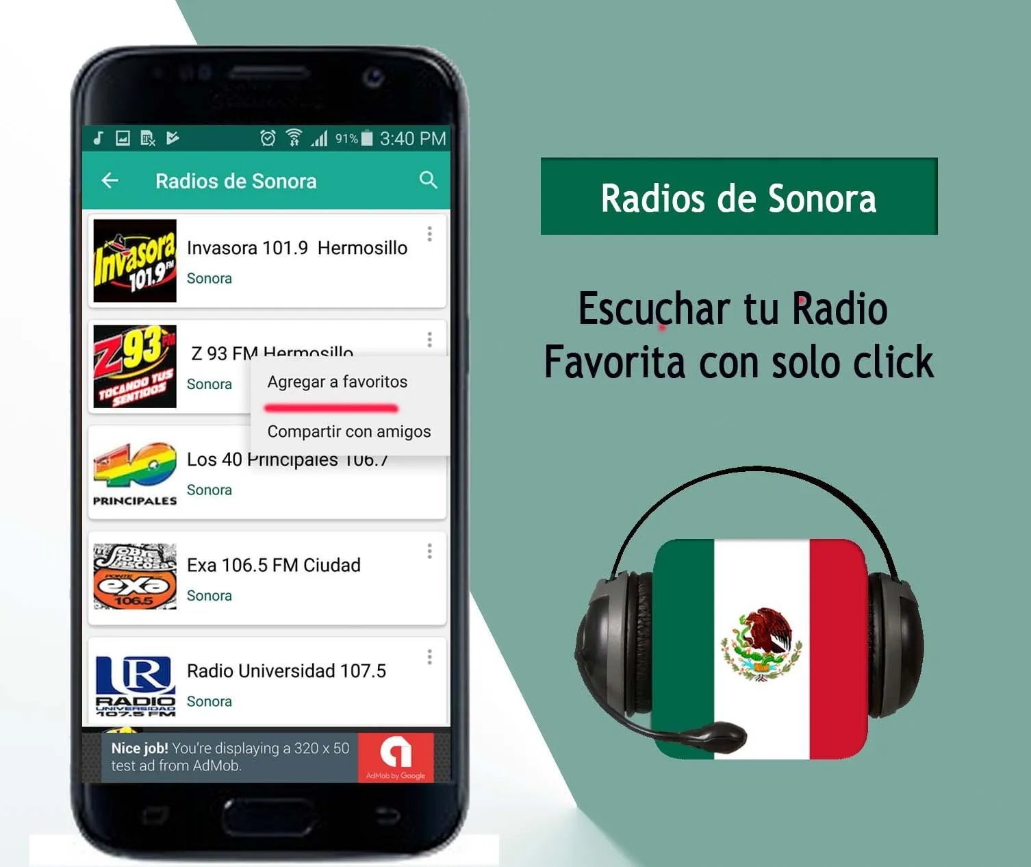 Radios de Sonora | Indus Appstore | Screenshot