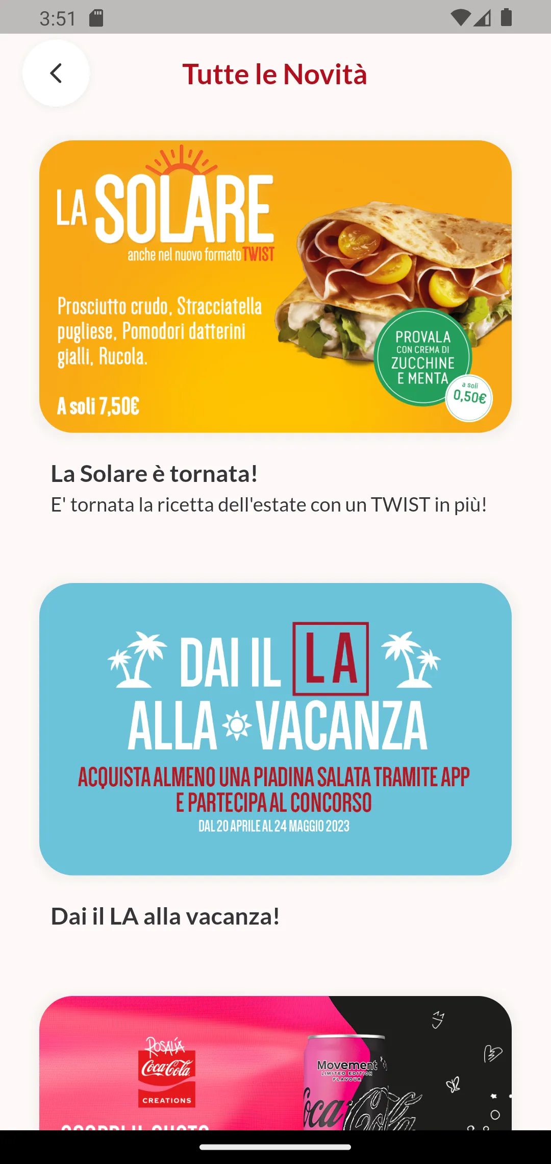 LA Piadineria | Indus Appstore | Screenshot