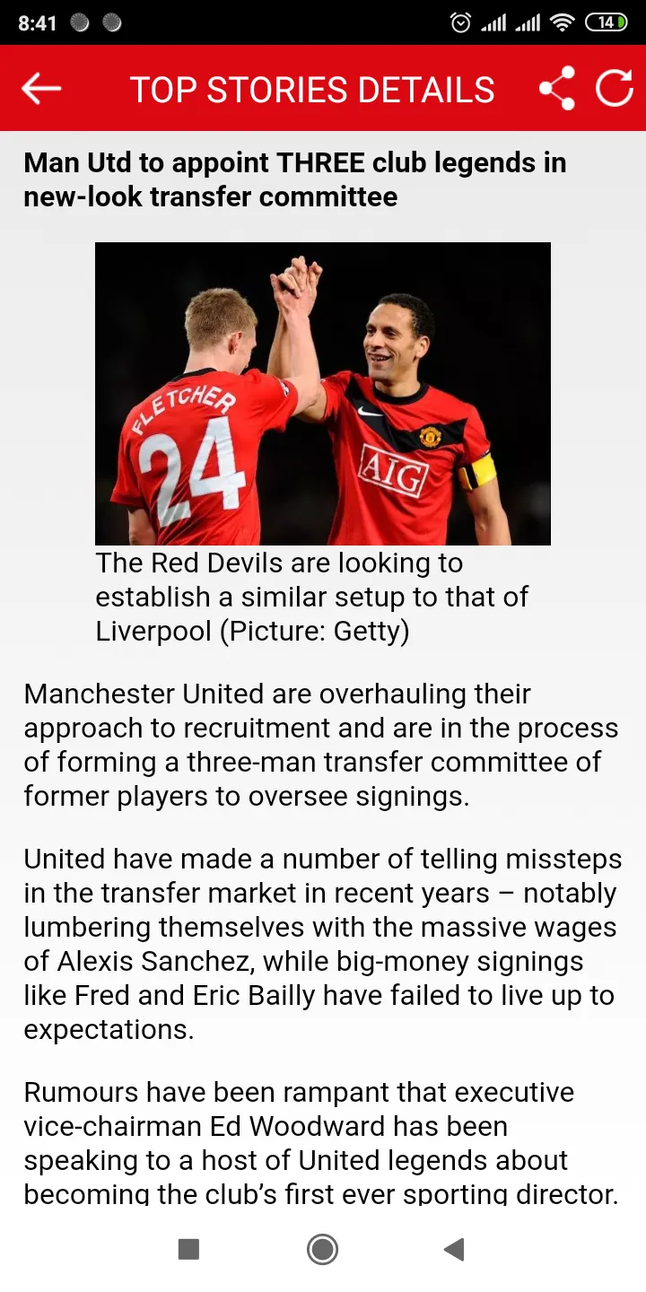 Breaking News for Man United | Indus Appstore | Screenshot