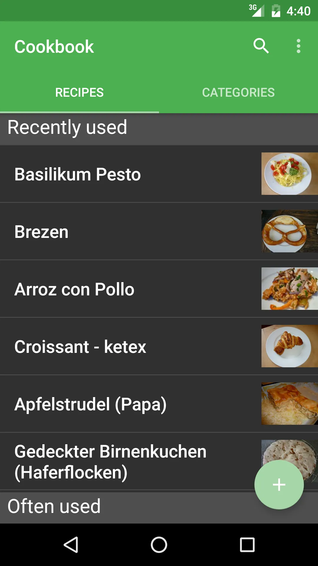 Cookbook | Indus Appstore | Screenshot