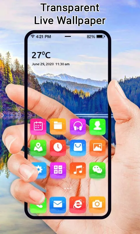Transparent Live Wallpaper | Indus Appstore | Screenshot