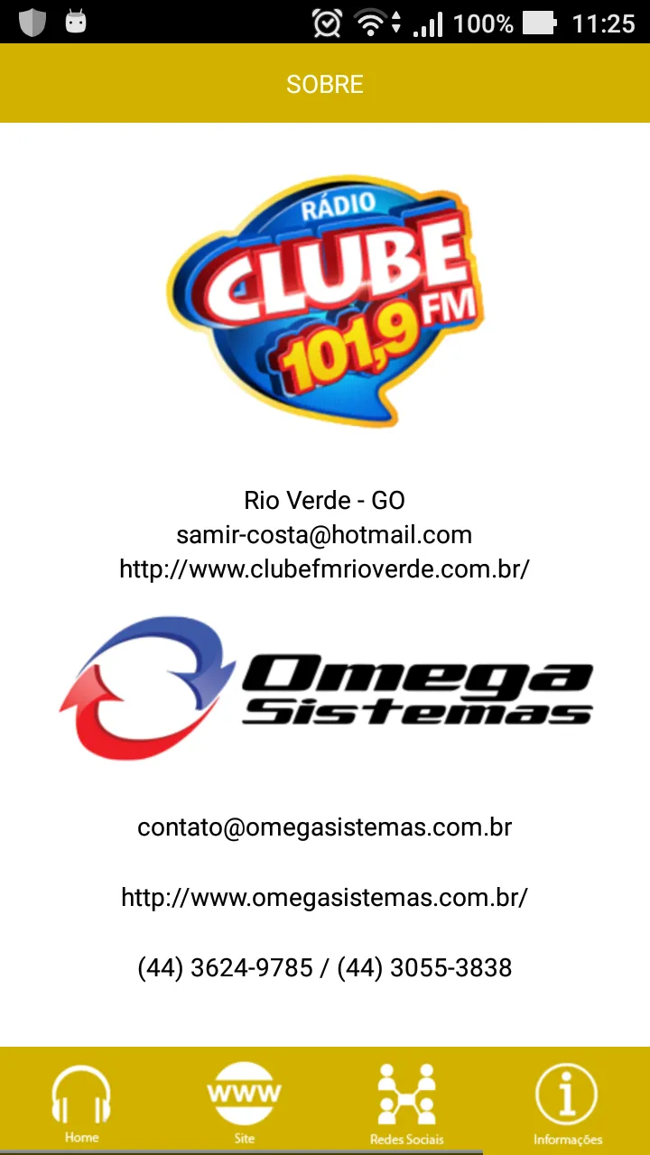 Clube FM - Rio Verde | Indus Appstore | Screenshot