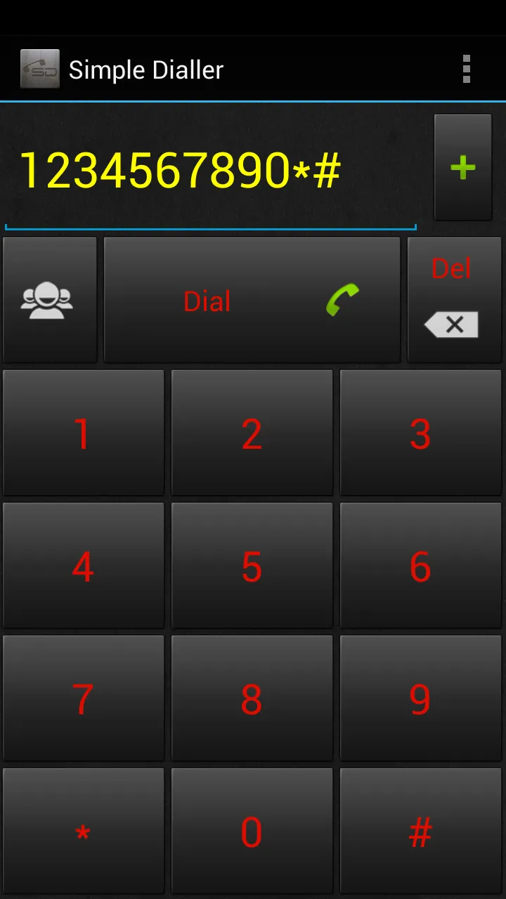 Simple Dialler | Indus Appstore | Screenshot