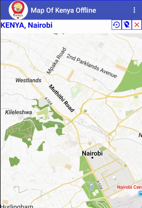 Map Of Kenya Offline | Indus Appstore | Screenshot