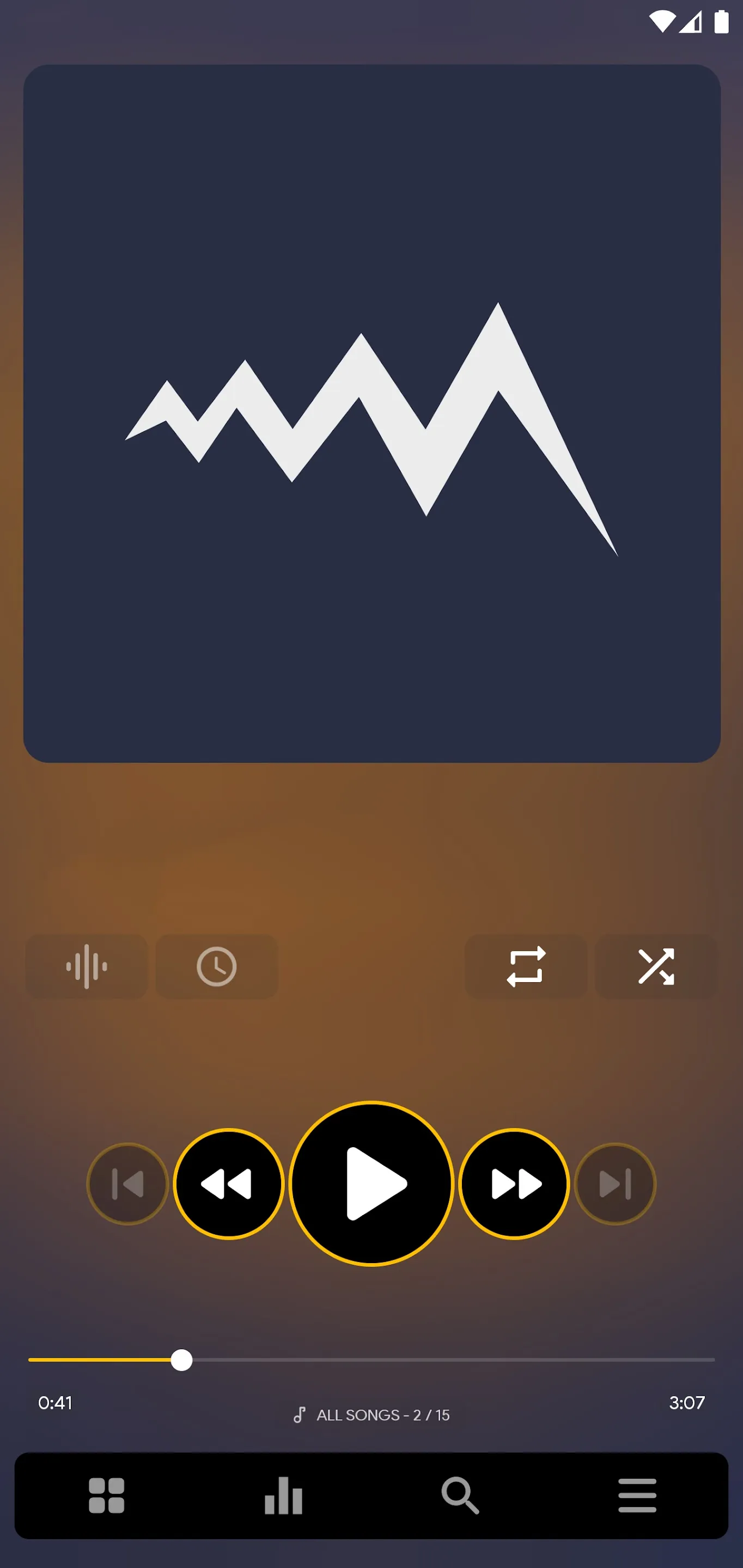 Improved - Poweramp Skin | Indus Appstore | Screenshot