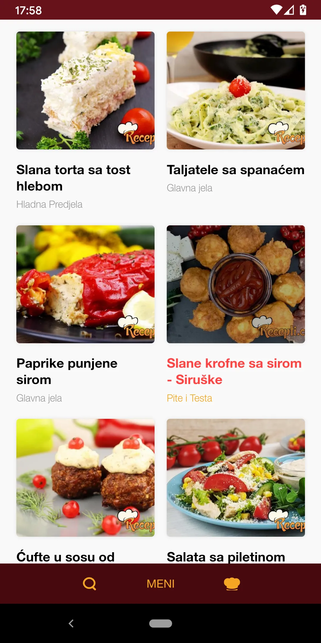 Recepti - Kuvar | Indus Appstore | Screenshot