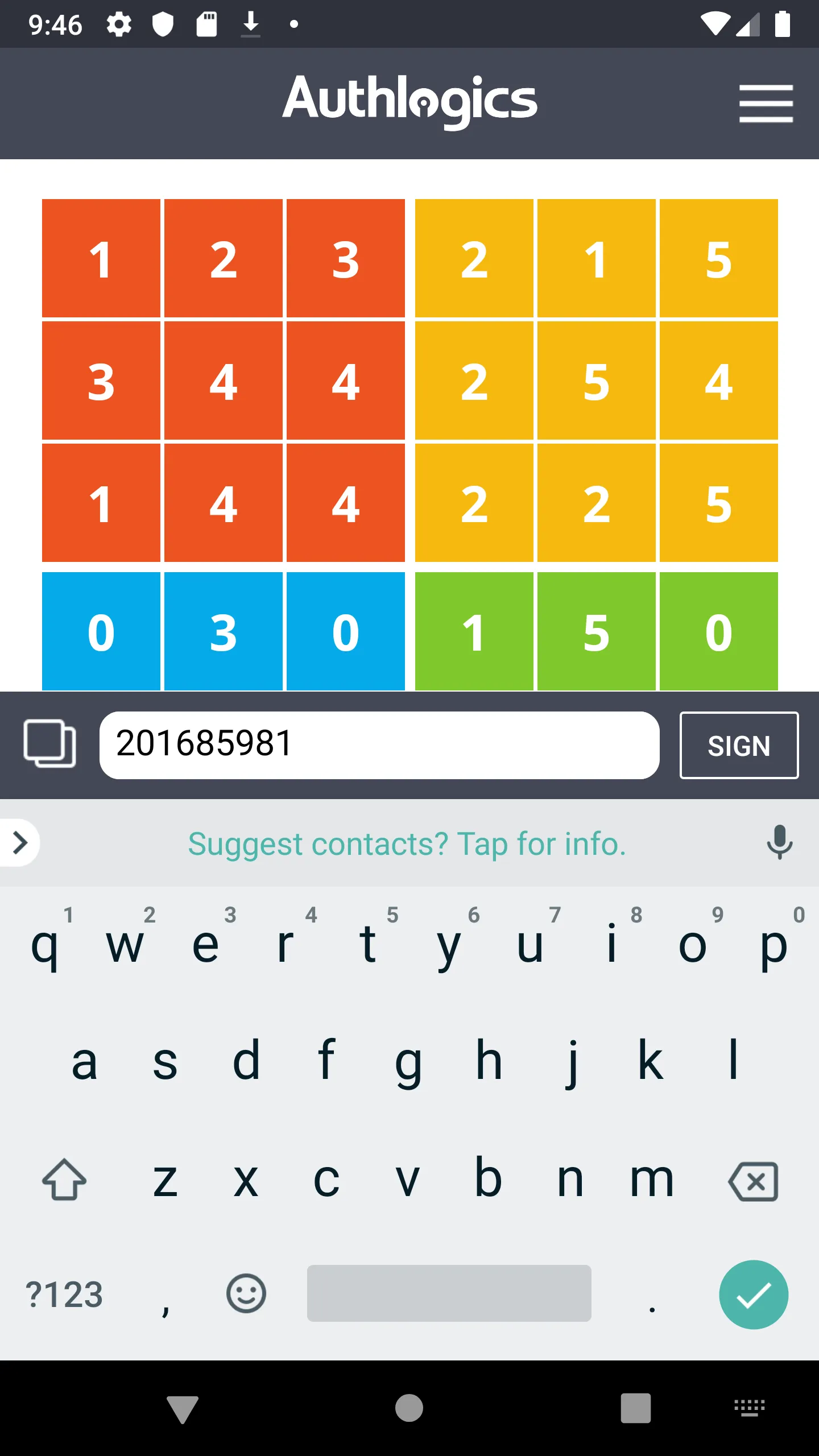 Authlogics Authenticator | Indus Appstore | Screenshot