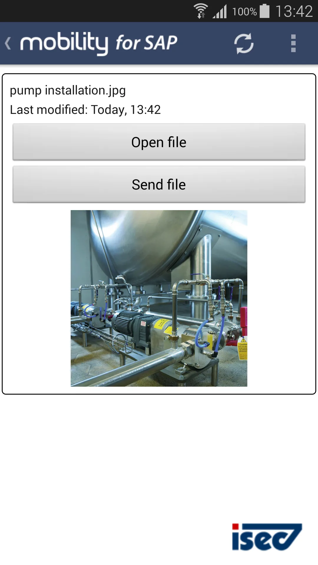 ISEC7 for SAP® solutions | Indus Appstore | Screenshot