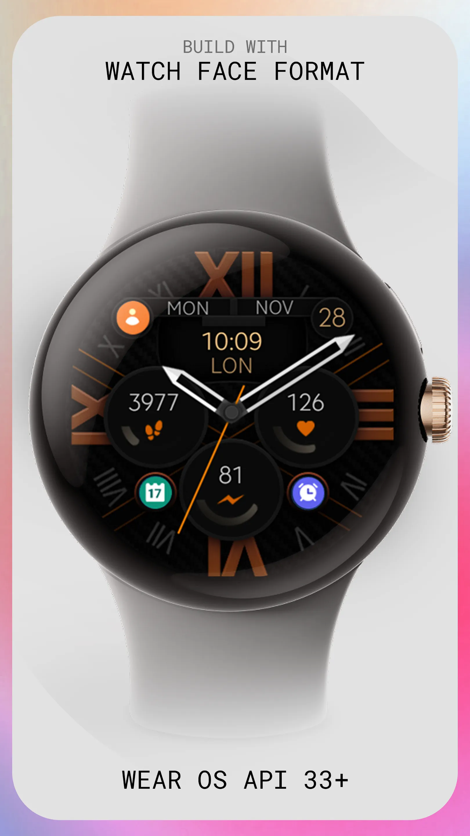 Dream 43 analog watch face | Indus Appstore | Screenshot