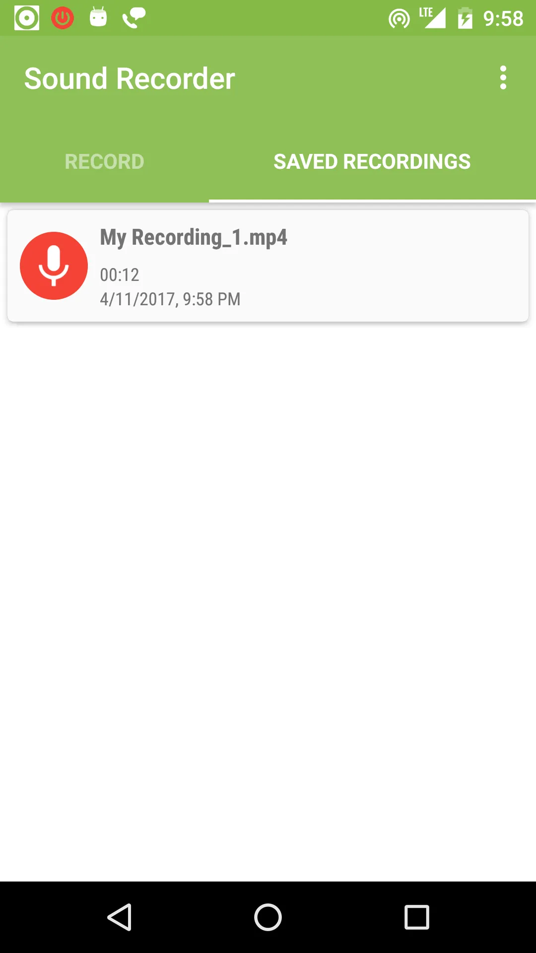 Sound Recorder Voice Recorder  | Indus Appstore | Screenshot