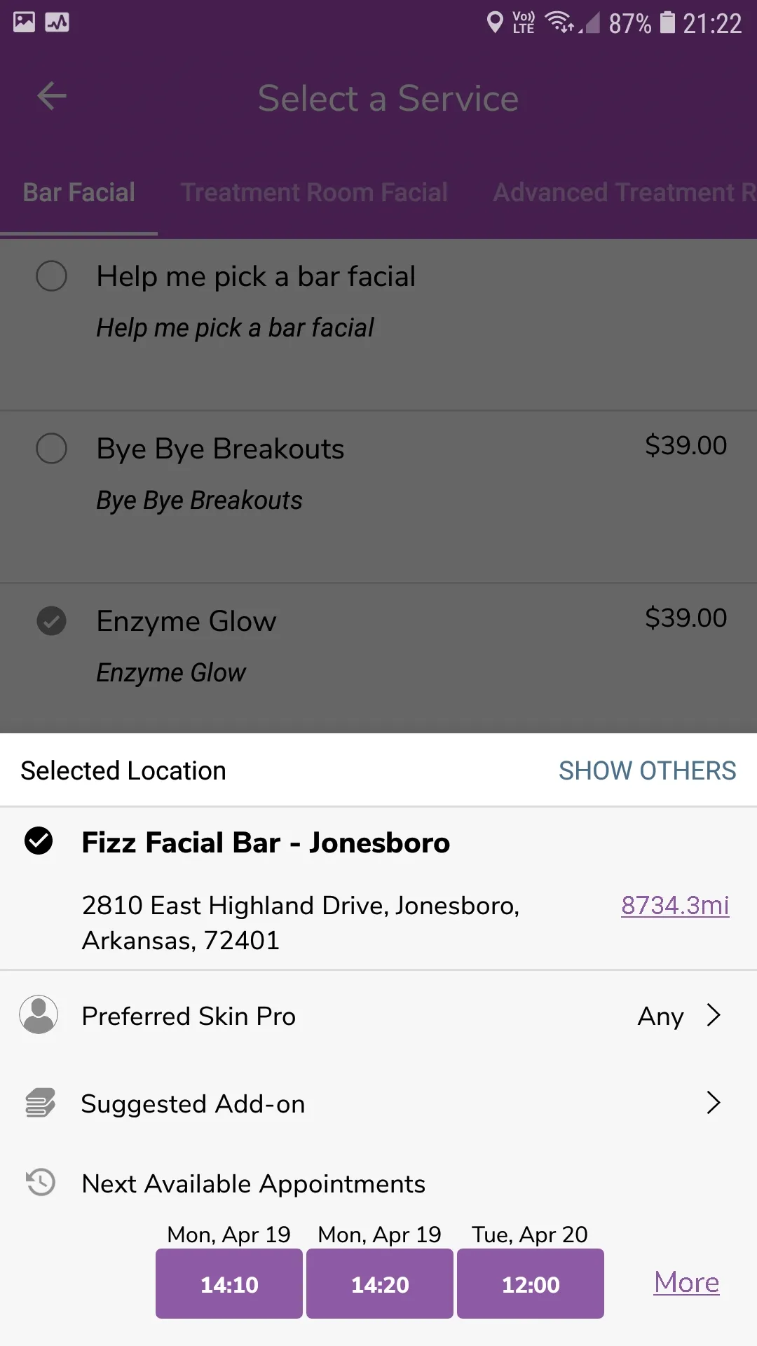 Fizz Facial Bar | Indus Appstore | Screenshot