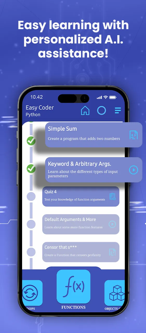 EasyCoder : Learn Python | Indus Appstore | Screenshot