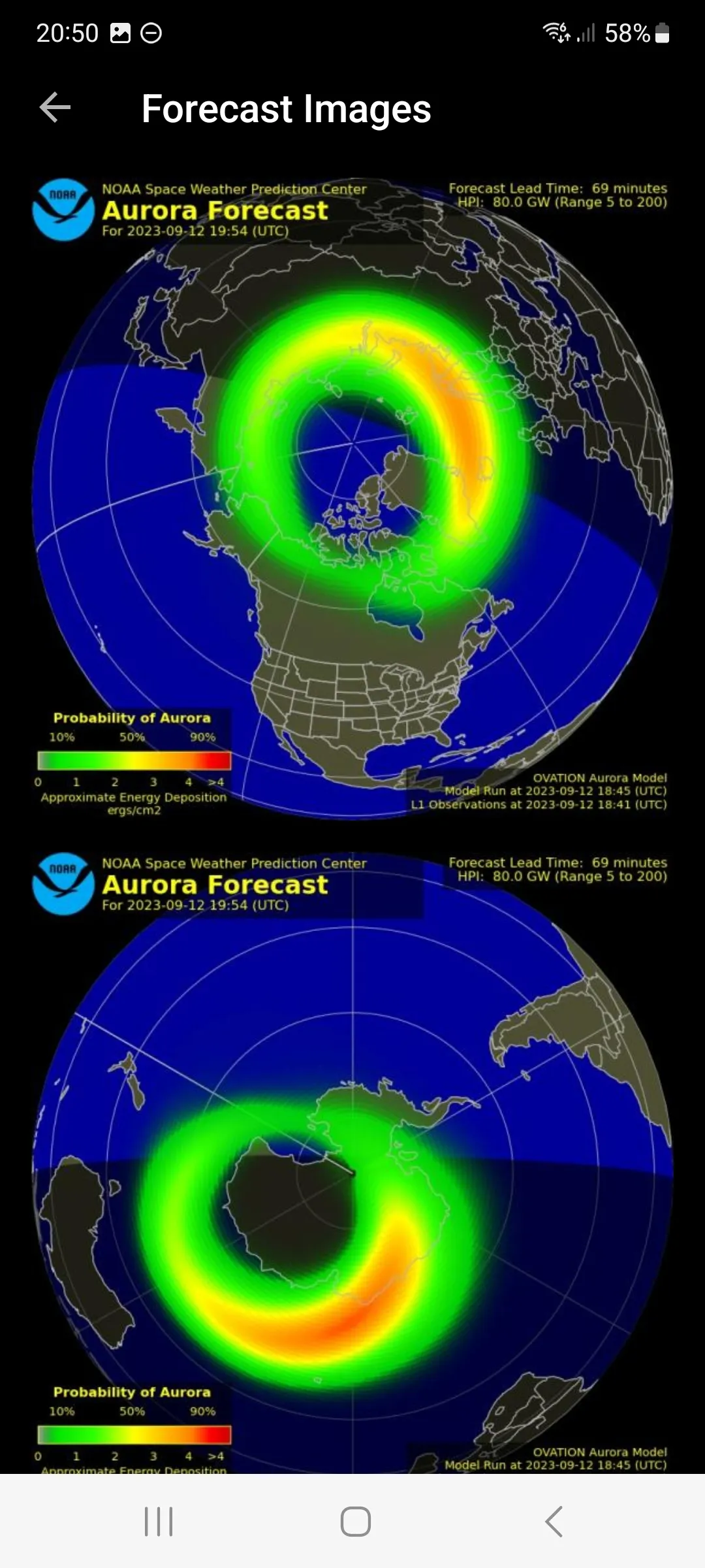 My Aurora Forecast & Alerts | Indus Appstore | Screenshot