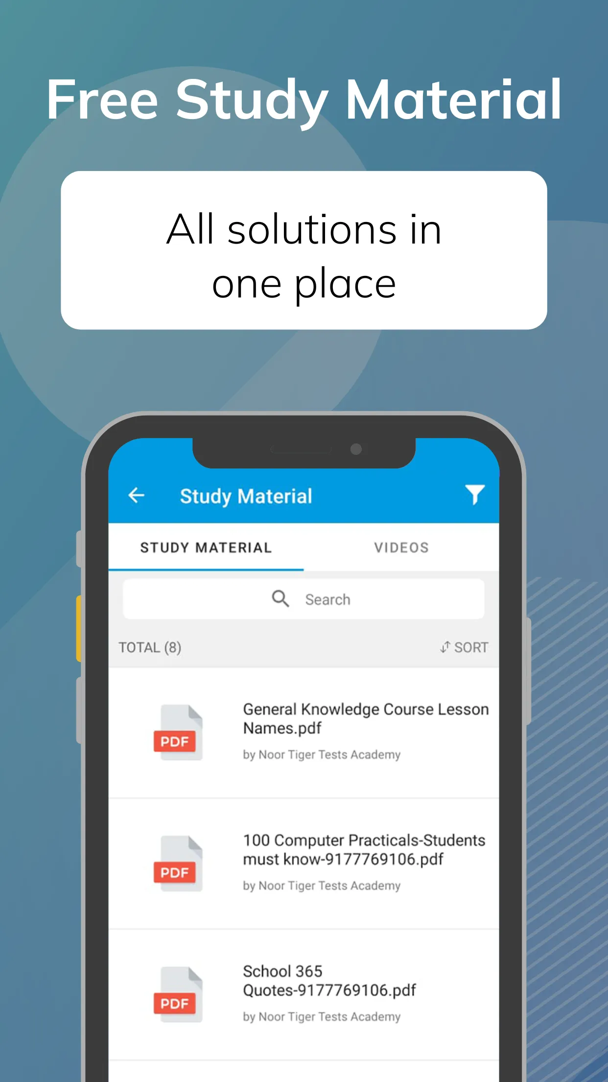 TIGER TESTS ACADEMY | Indus Appstore | Screenshot