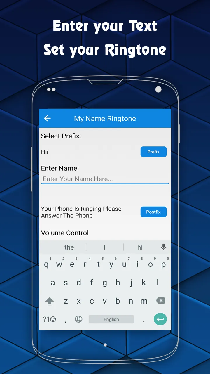 Name Ringtone Maker | Indus Appstore | Screenshot