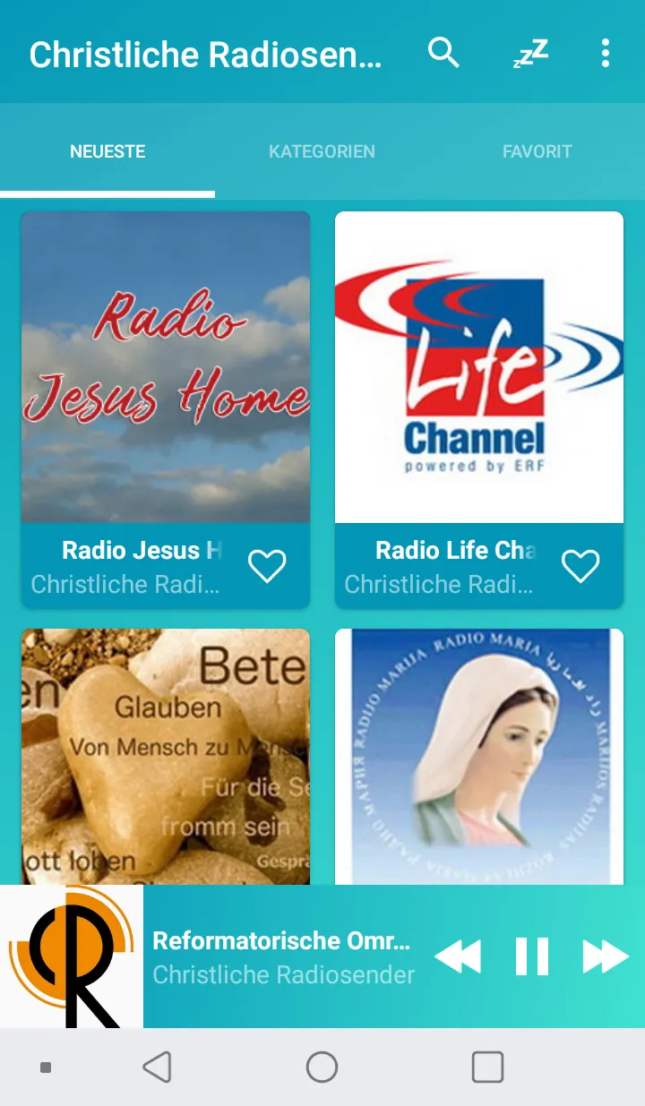 Christliche Radiosenders | Indus Appstore | Screenshot