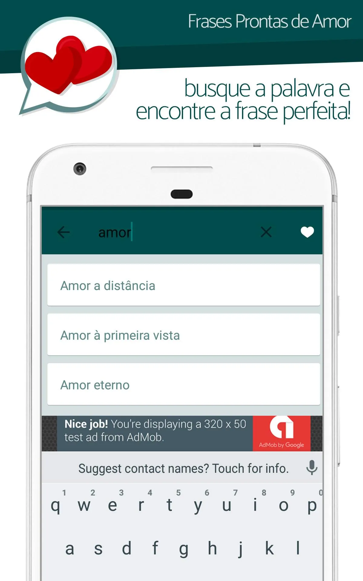 Frases Prontas de Amor | Indus Appstore | Screenshot