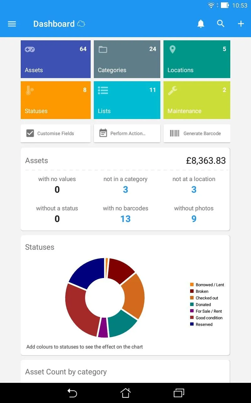 Asset Manager (Cloud) | Indus Appstore | Screenshot