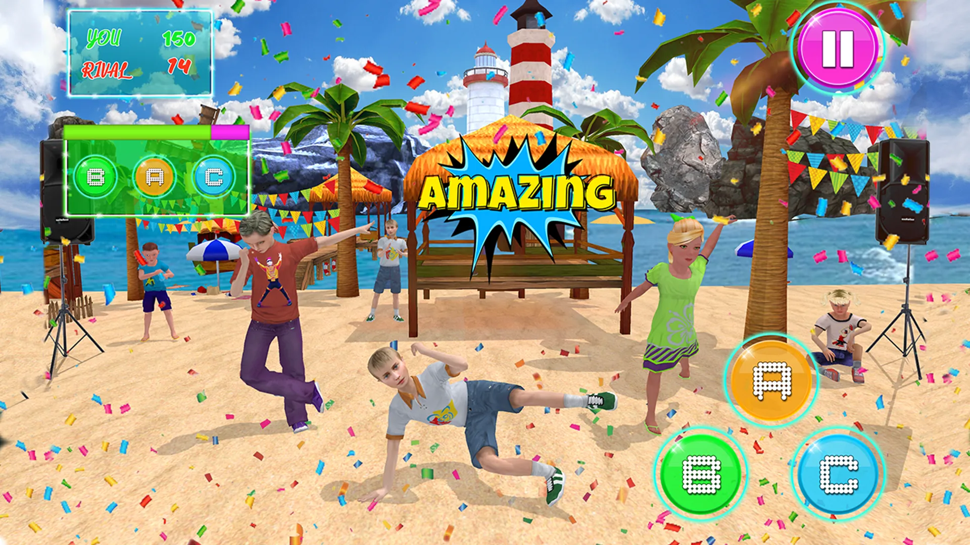 Kids Dance Game Battle Floss | Indus Appstore | Screenshot