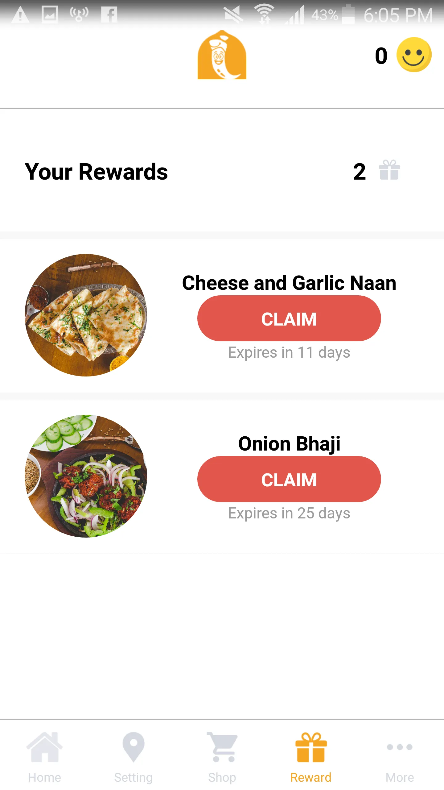 Punjab Curry Club | Indus Appstore | Screenshot